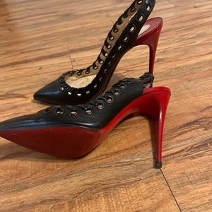 Christian louboutin black heals